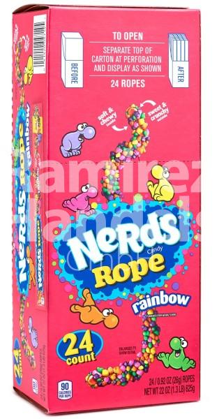 Nerds Candy Rope RAINBOW 24 St. je 26 g (MHD 01 JUL 2024)