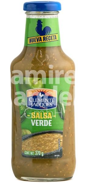 Salsa Verde (green tomatoes Sauce) CLEMENTE JACQUES 370 gr Bottle (EXP 15 AUG 2024)