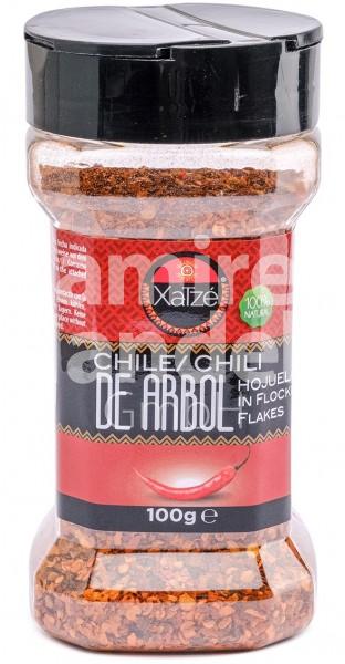 Bird''s beak chili - chili de arbol in flakes XATZE 100 g (EXP 06 JUN 2024)