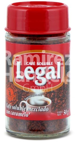 Soluble Coffee LEGAL 50 gr (EXP 25 JAN 2024)
