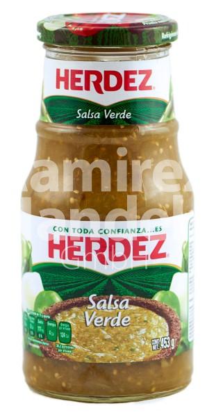Salsa Verde Herdez 453 g Glas (MHD 01 AUG 2024)