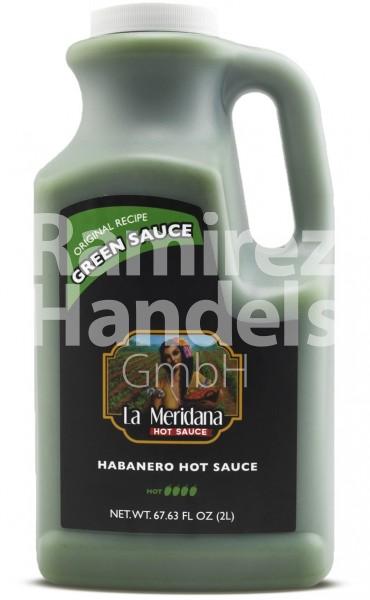 Habanero Sauce Green LA MERIDANA 2L EXTRA LARGE (EXP 01 JUL 2025)