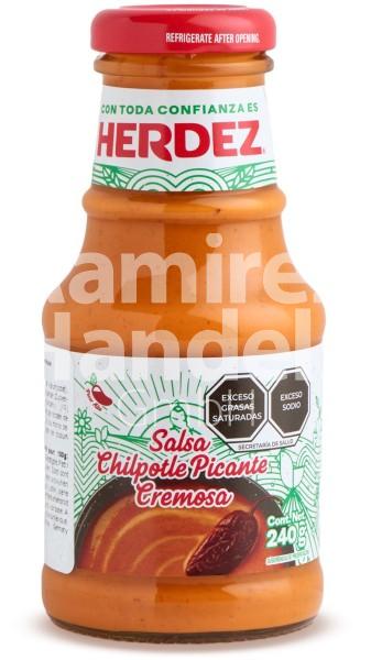 Chipotle sauce creamy HERDEZ 240 g (EXP 01 FEB 2023)