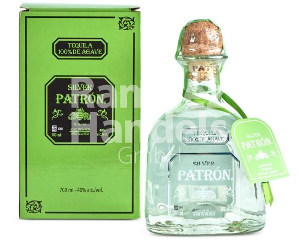 Tequila Patron Silver 100 % Agave 40 % Vol. Alk. 700 ml