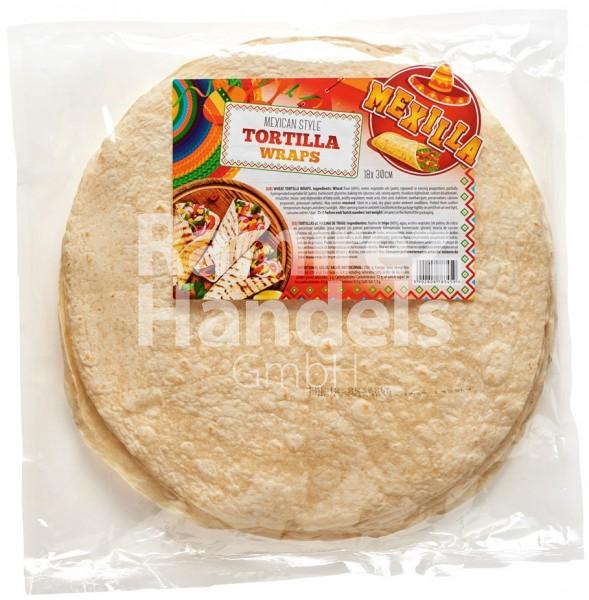 Tortillas de Harina de Trigo Mexilla 30 cm (18 piezas) (CAD 09 SEP 2022)