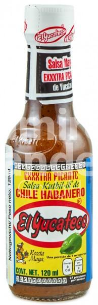 Salsa Habanera Extrapicante Kutbil El Yucateco 120 ml
