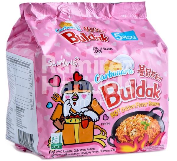 Ramen BULDAK Carbonara Chicken Flavor 650 g (Display 5 pcs. of 130 g) (EXP 13 NOV 2024)