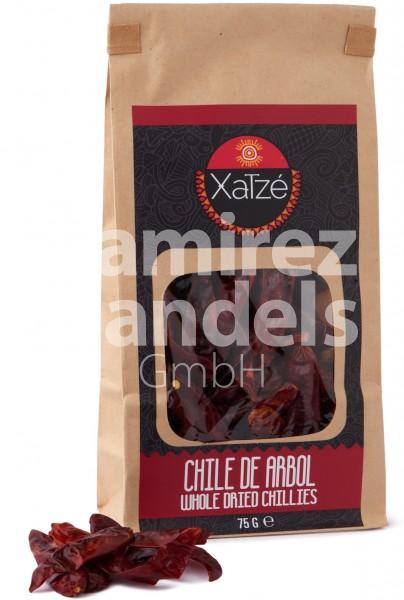 Chili Arbol Xatze 75 g (CAD 30 MAY 2022)