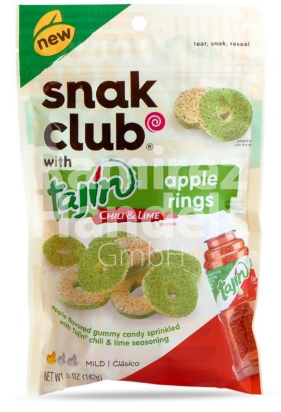 Snack Club APFEL-RINGE Tajin 142 g (MHD 07 JUL 2024)