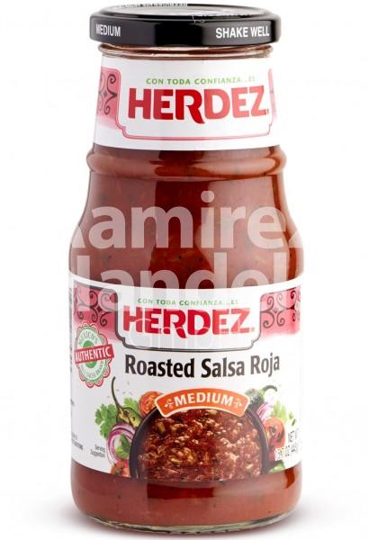 Red Sauce roasted HERDEZ 434 g (EXP 01 JUL 2023)