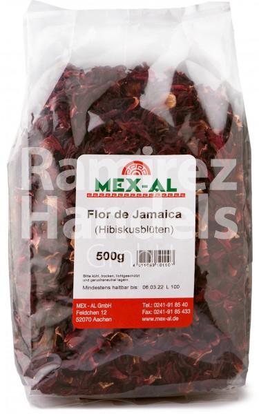 Jamaica hibiscus flowers dried MEXAL 500 g (EXP 26 SEP 2024)