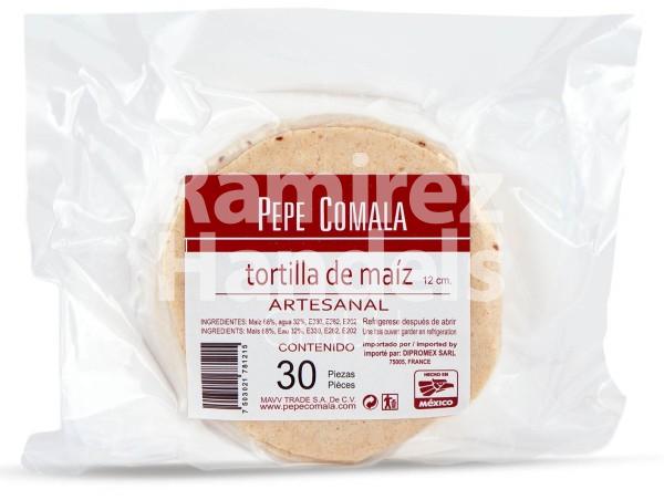 Tortillas de Maiz Artesanales 12 cm PEPE COMALA 30 piezas (aprox 500 g)
