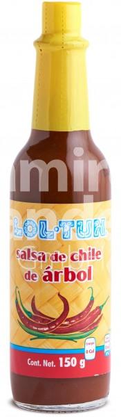 Salsa CHILE DE ARBOL LOL-TUN 150 g (MHD 28 DEZ 2024)