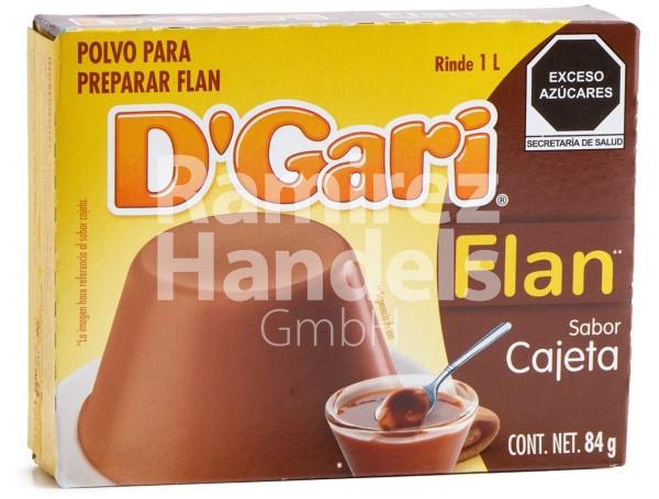 Gelatina FLAN Cajeta DGARY 120 g (CAD 02 ENE 2024)
