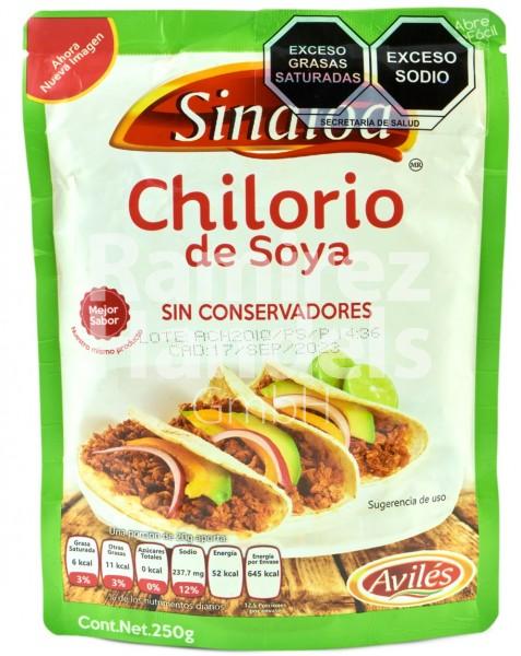 Chilorio de Soya SINALOA 250 g (CAD 24 FEB 2025)
