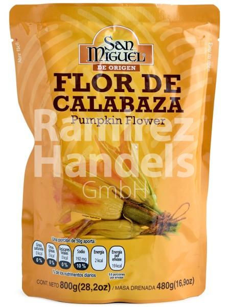 Zucchini Flower - Flor de Calabaza SAN MIGUEL- Pauch 480 g [EXP 31 AUG 2026]