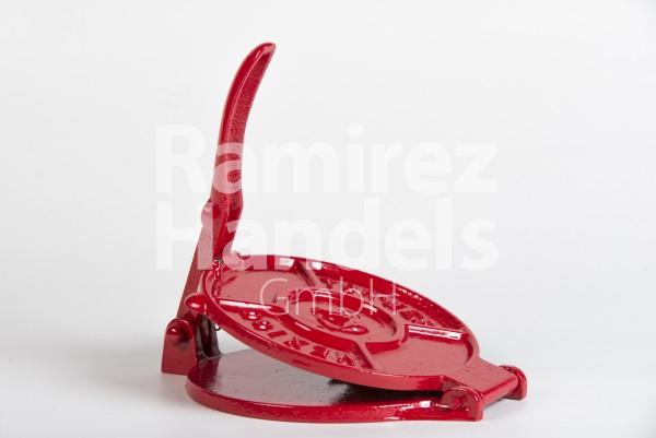 Prensa para tortillas color Rojo TOR-MEX 15 cm Diametro