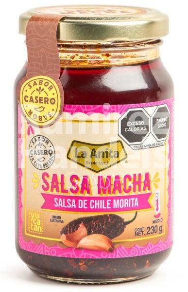 Salsa Macha de CHILE MORITA La Anita 230 g (CAD 01 APR 2024)