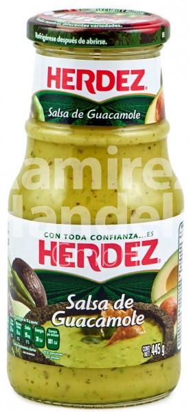 Salsa guacamole HERDEZ 445 g (EXP 01 NOV 2023)