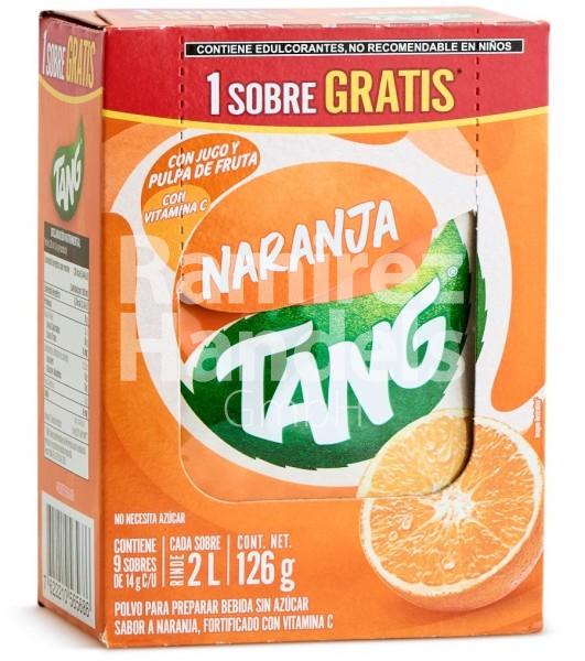 TANG sabor Naranja 112 g ( Display 8 pzas. de 14 g c/u)(CAD 15 MARZ 2024)