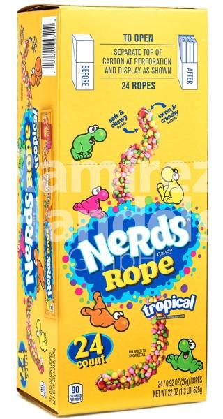 Nerds Candy Rope TROPICAL 24 St. je 26 g [CAD 30 APR 2024]