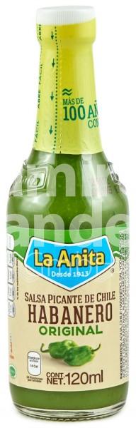 Green habanero sauce LA ANITA 120 ml (EXP 01 APR 2026)