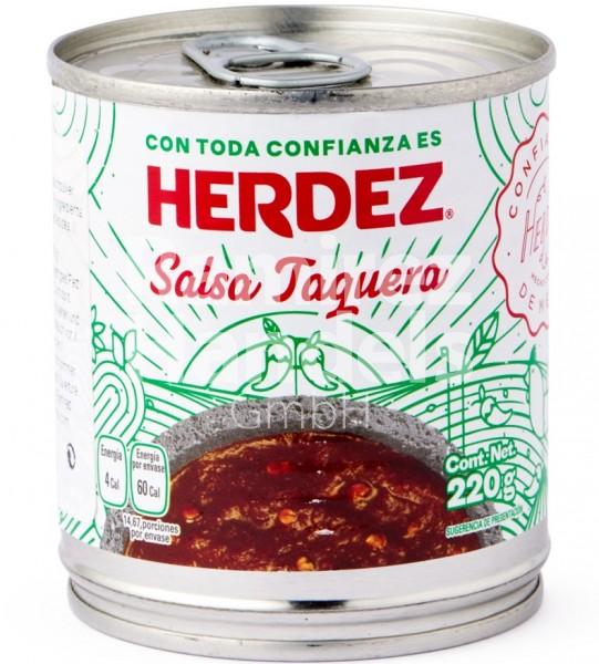 Salsa Taquera HERDEZ 220 g can (EXP 30 AUG 2024)