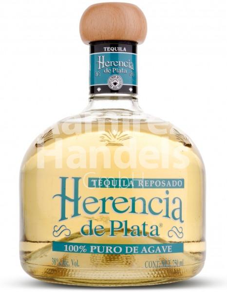 Tequila Herencia de Plata Reposado 100% Agave 38% Vol. 700 ml