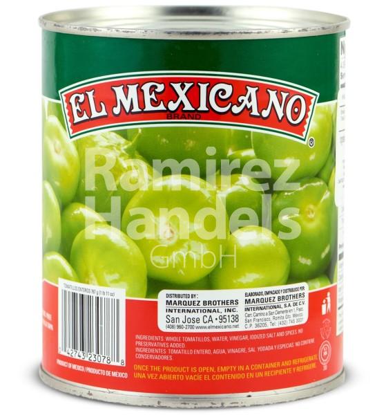 Grüne Tomaten - Tomatillos El Mexicano 767 g (MHD 13 APR 2023)