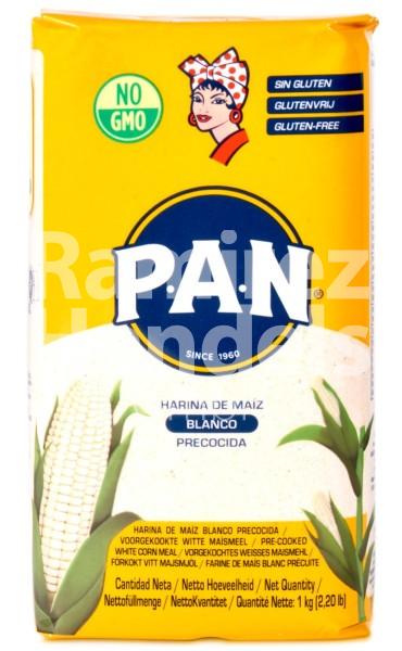 Maismehl PAN aus weiße Mais (Maiz Blanco) 1 kg (MHD 10 JAN 2024)