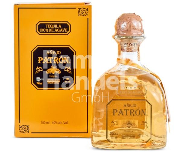 Tequila Patron Anejo 100 % Agave 40 % Vol. Alc. 700 ml