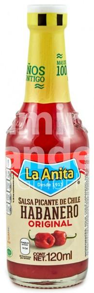 Red habanero sauce LA ANITA 120 ml