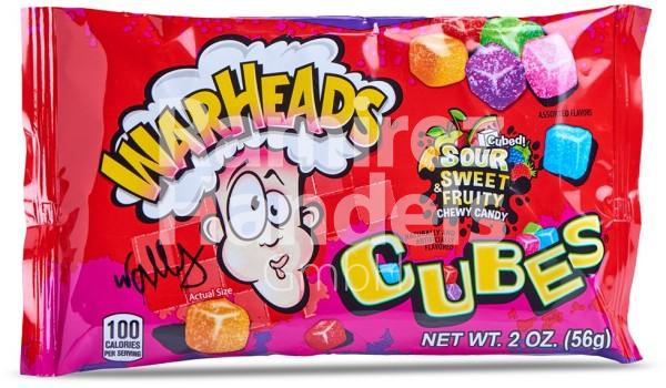 Chewy Candy Cubes WARHEADS Sour Sweet Fruity 56 g
