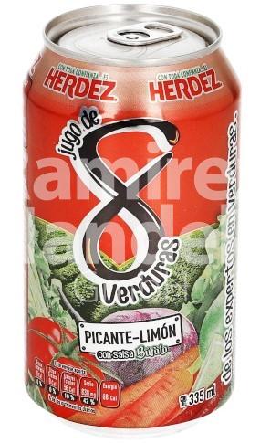Juice 8-Vegetables Picante Limon HERDEZ 355 ml (EXP 01 SEP 2023)