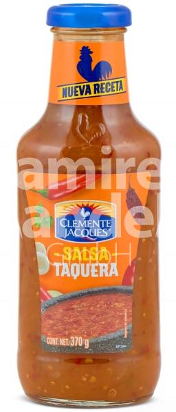 Salsa Taquera (De tomatillo y chiles) CLEMENTE JACQUES 370 gr Botella (CAD 31 MAY 2024)