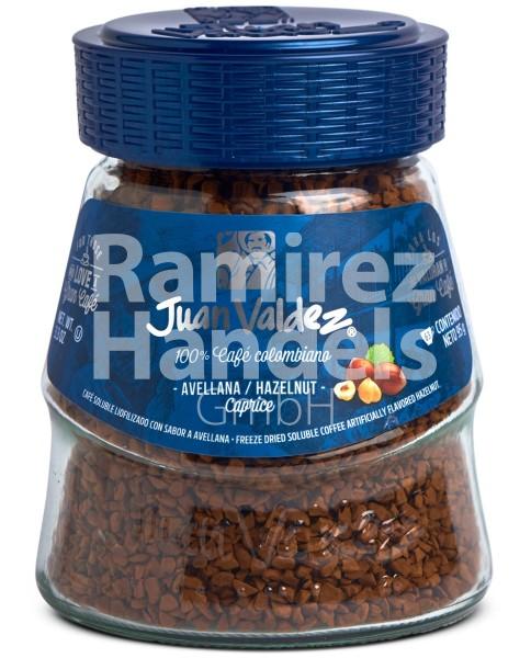 Freeze-dried Coffee JUAN VALDEZ Hazelnut 95 g [EXP 02 OCT 2025]
