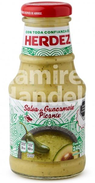 Salsa guacamole Hot HERDEZ 240 g (EXP 01 MAI 2023)