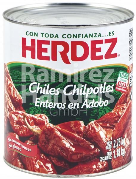 Chile Chipotle en Adobo Herdez 2,8 kg (CAD 01 OCT 2024)
