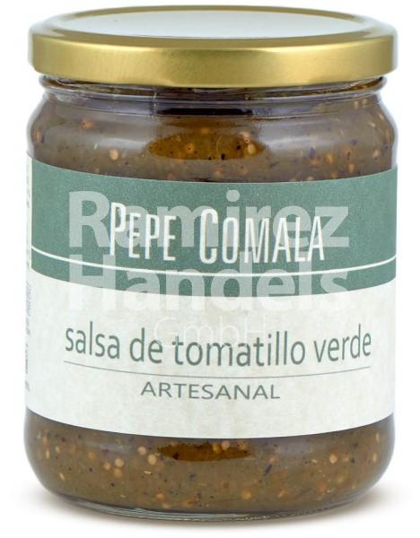 Scharfe Salsa Grüne Tomate PEPE COMALA 465 g