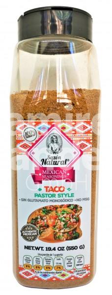 Mexican spice mix for Taco al Pastor SAZON NATURAL 550 g (EXP 06 JUN 2025)