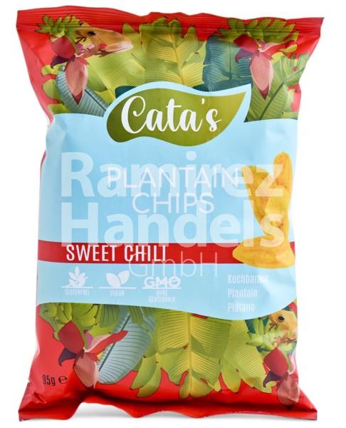 Chips de Platano Cata''s - Sweet Chili 95 g [CAD 14 JUN 2024]
