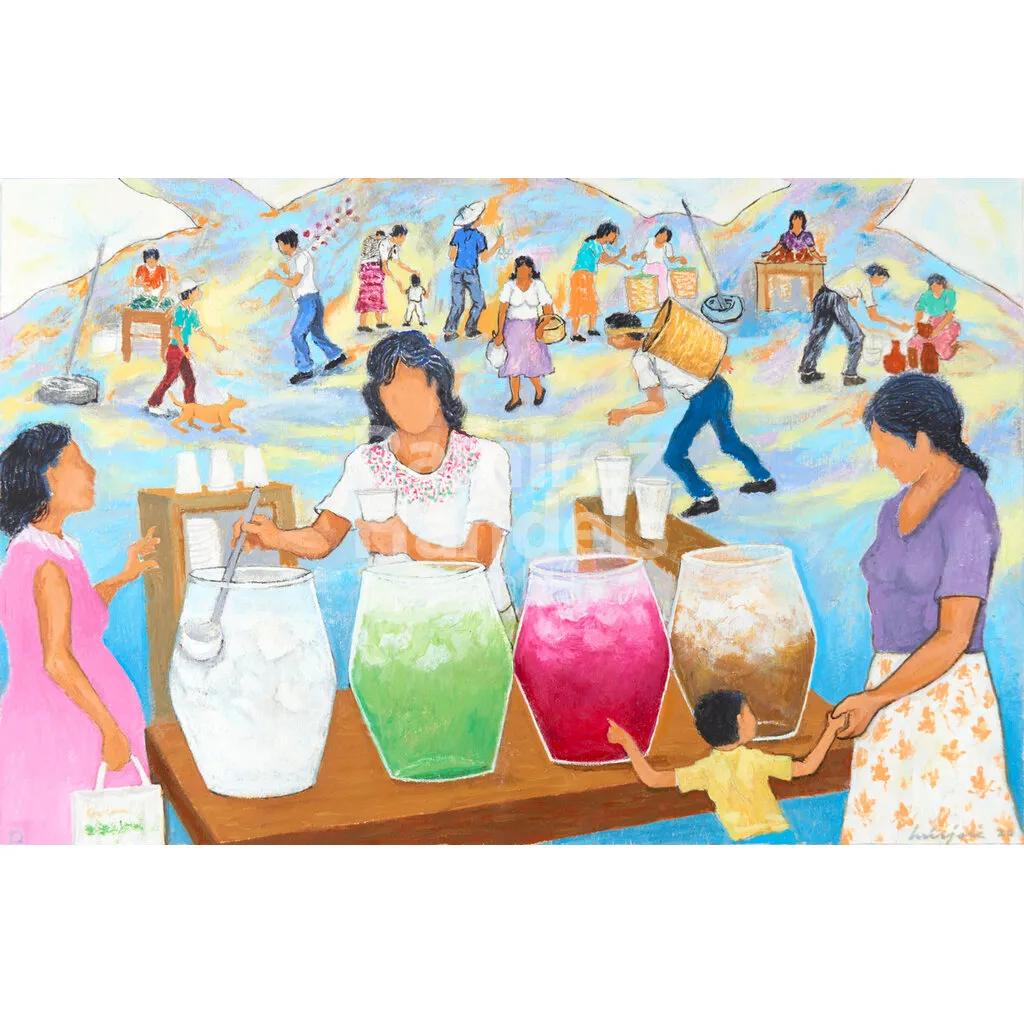 Sabores del Mercado  (de la Serie Códigos Mexicanos) Luis Jose Ramirez 2022