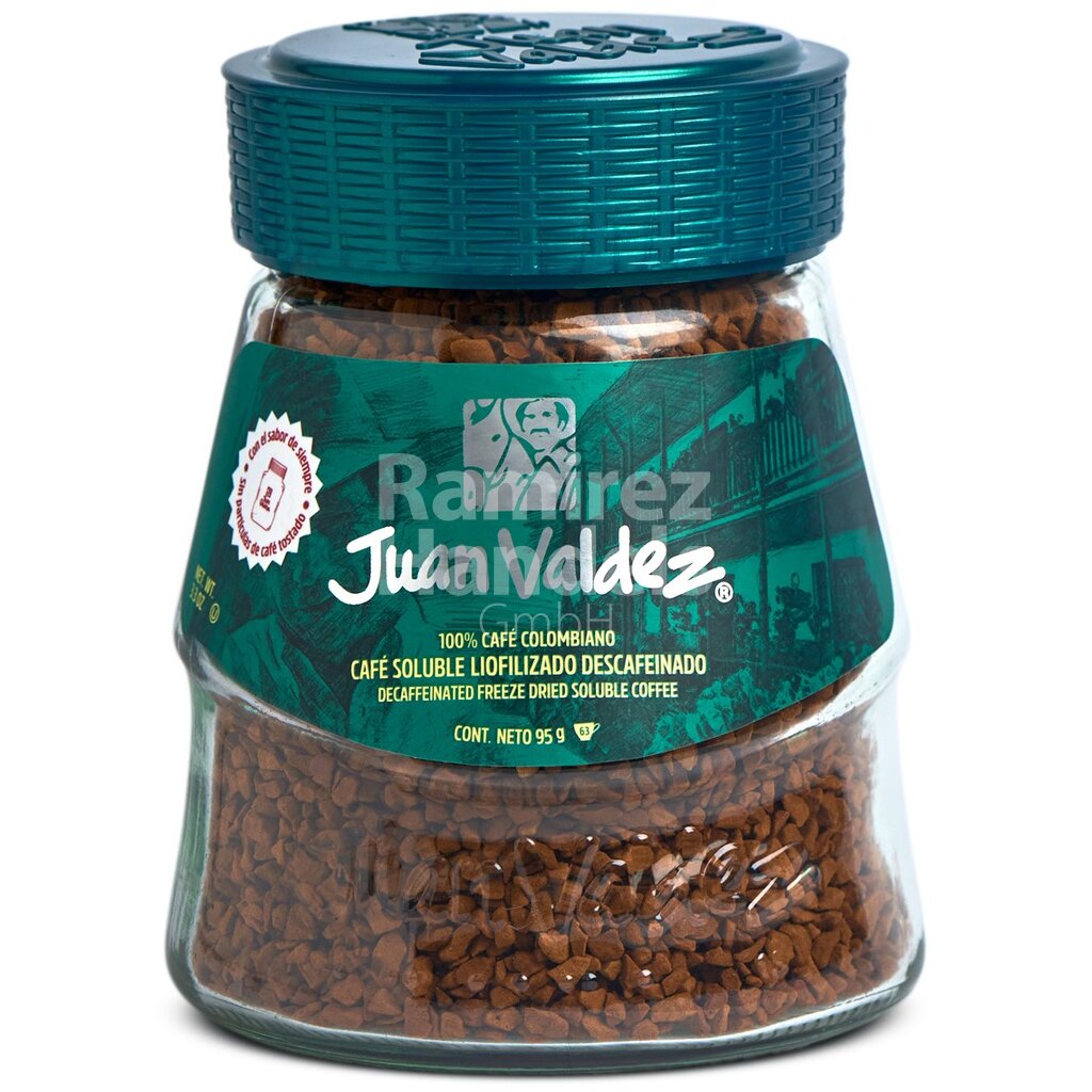 [CO0065] Freeze-dried Coffee JUAN VALDEZ Decaffeinated 95 g