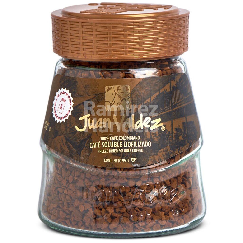 [CO0067] Cafe Liofilizado Soluble JUAN VALDEZ 95 g