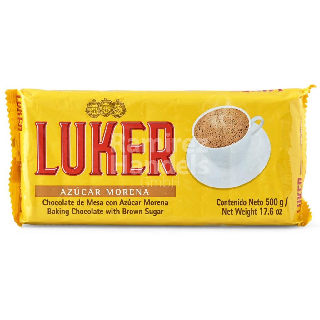 [CO0079] Chocolate LUKER Azúcar Morena 500 g
