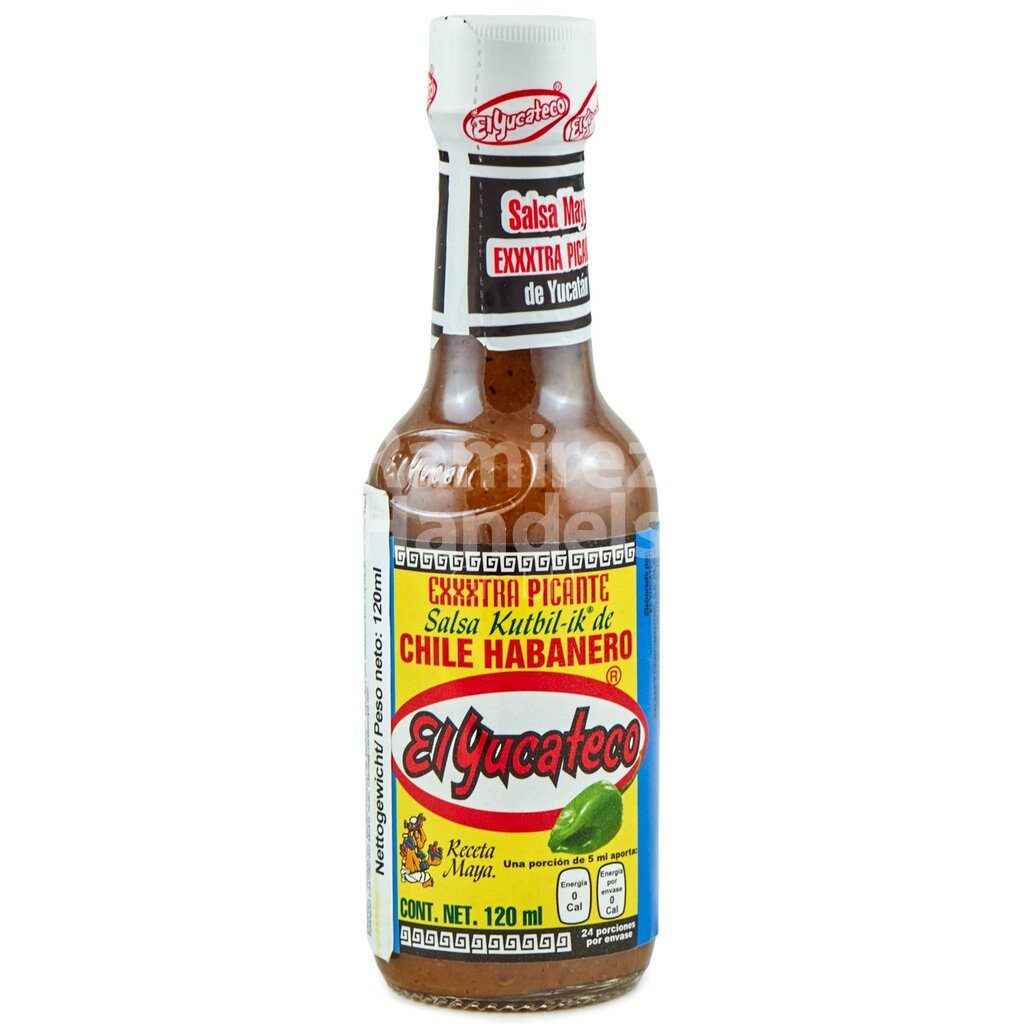 [MX0014] Kutbil extra hot sauce EL YUCATECO 120 ml