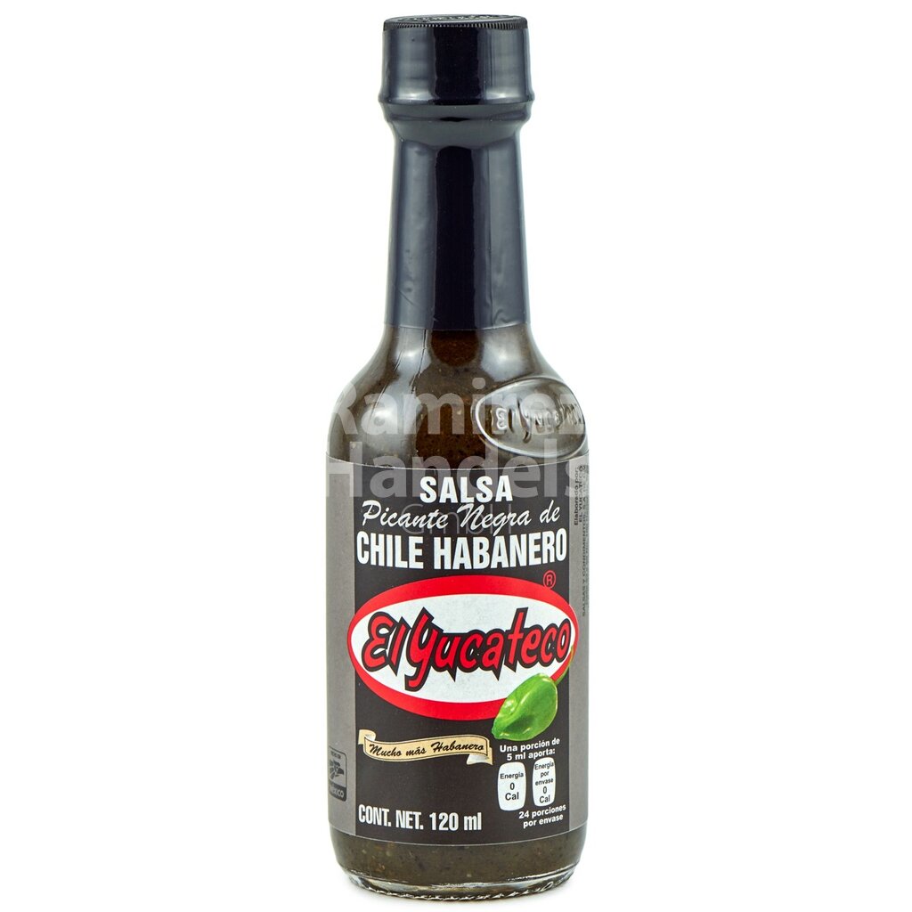 [MX0017] Salsa Habanera Etiqueta Negra El Yucateco 120 ml