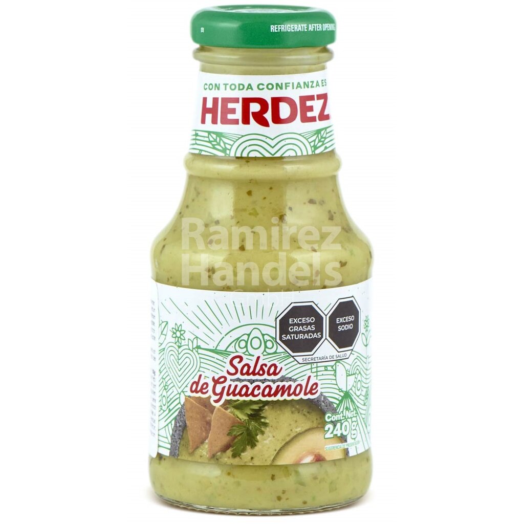 [MX0018-CL] Salsa guacamole HERDEZ 240 g
