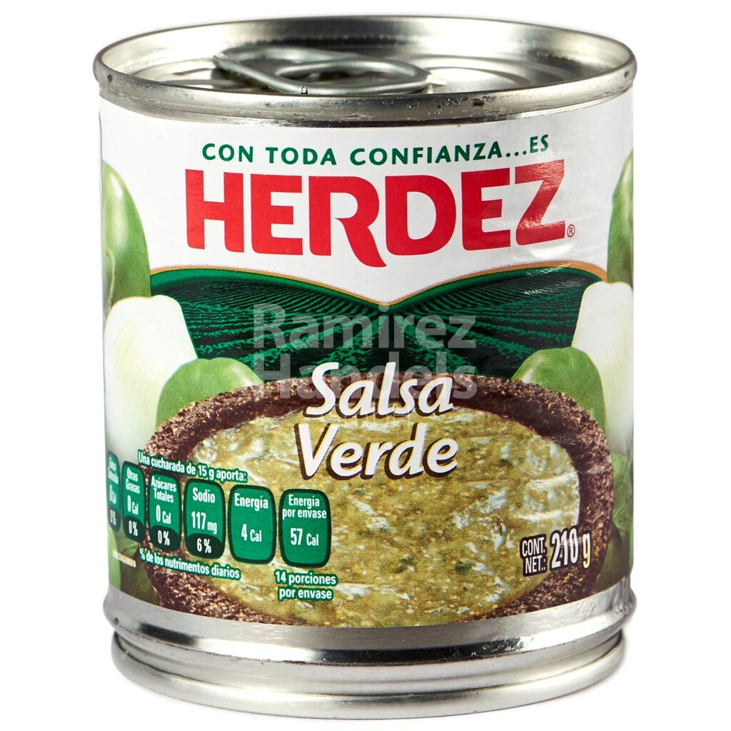[MX0025] Salsa Verde Herdez Lata 210 g