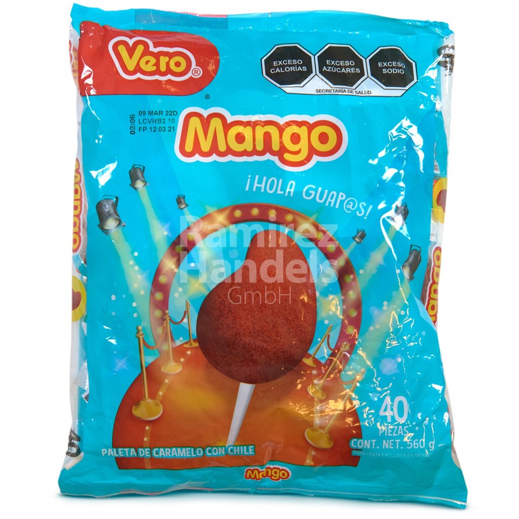 [MX0063] Vero Mango Lollis mit Chili 40 St. (640 g)